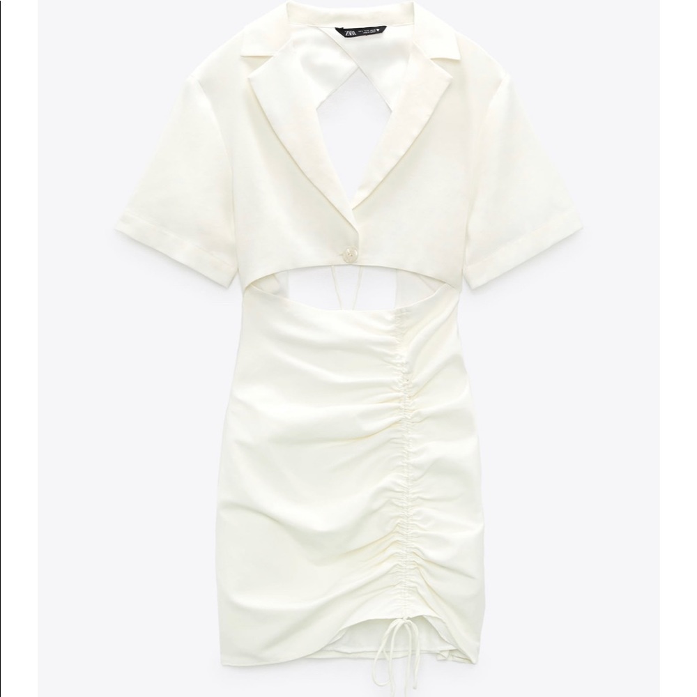 Zara White Dress